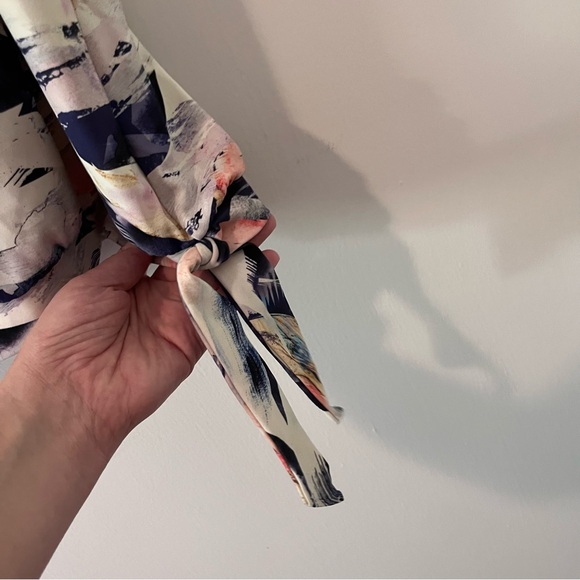 Athleta Vivid Side Tie Tankini Top Swimsuit Bathing Suit Size Medium 211897 - Picture 5 of 11